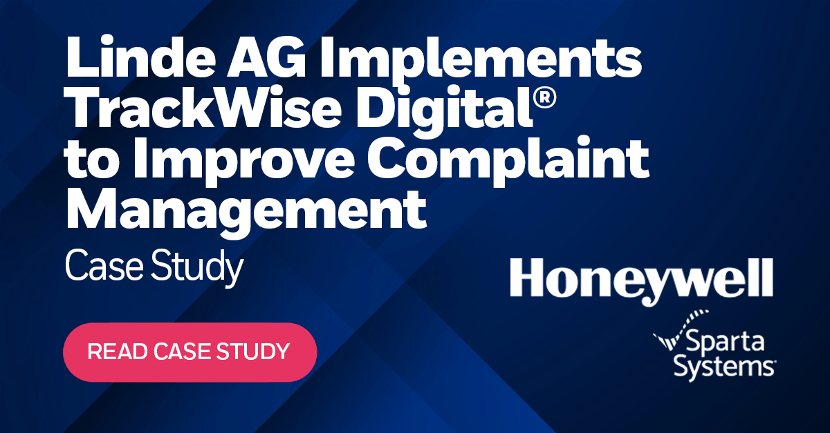 Linde AG Implements TrackWise Digital to Improve Complaint Management